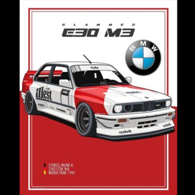 BMW E30 M3 Racing Artwork Thumbnail
