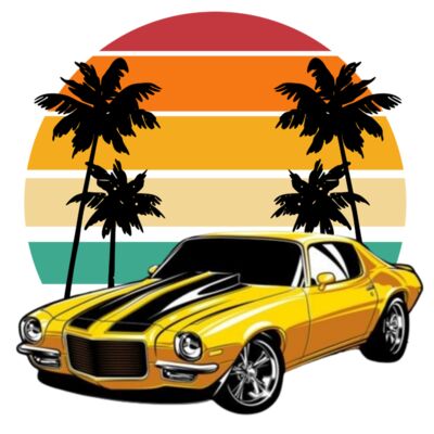 Chevrolet Camaro Tropics Art Thumbnail