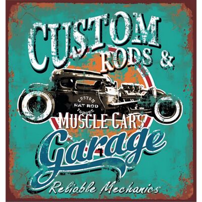 Custrom Rods Garage Green Thumbnail