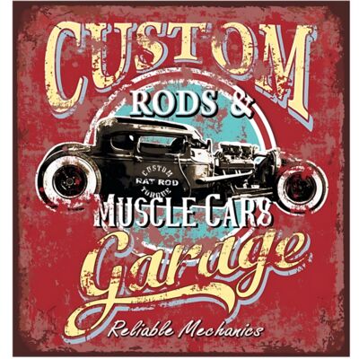 Custrom Rods Garage Red Thumbnail