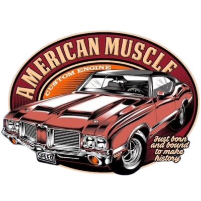 Oldsmobile American Muscle Art Thumbnail