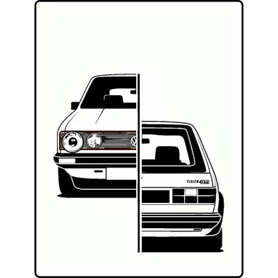 VW Golf Mk1 Art 01 Thumbnail