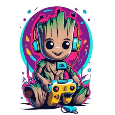 Gaming Groot Thumbnail