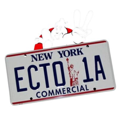 Ghostbusters Ecto 1 Plate Thumbnail