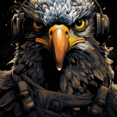 Eagle Commander Cartoon 01 Thumbnail