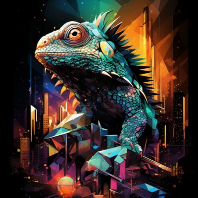 Chameleon Holographic Art 01 Thumbnail