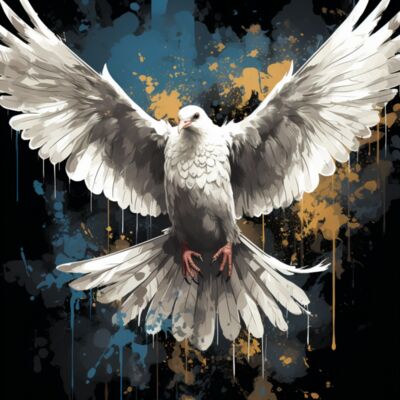 White Dove Peace Art 02 Thumbnail