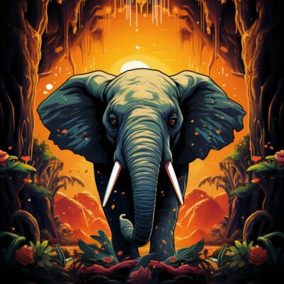Elephant Abstract Thumbnail