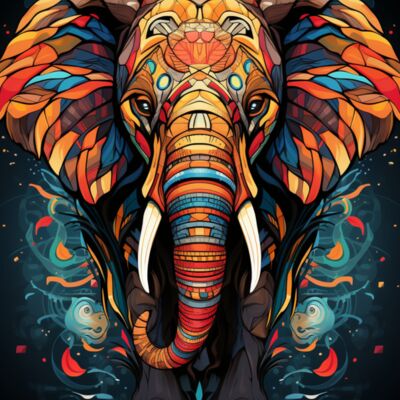 Elephant Psychadelic Thumbnail