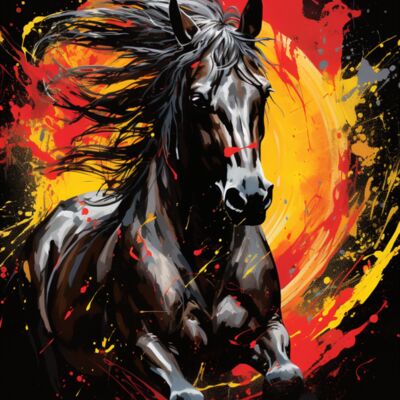 Horse Abstract 01 Thumbnail