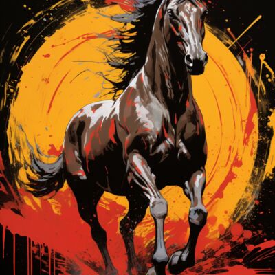 Horse Abstract 02 Thumbnail