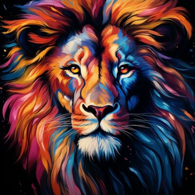 Lion Psychadelic Thumbnail