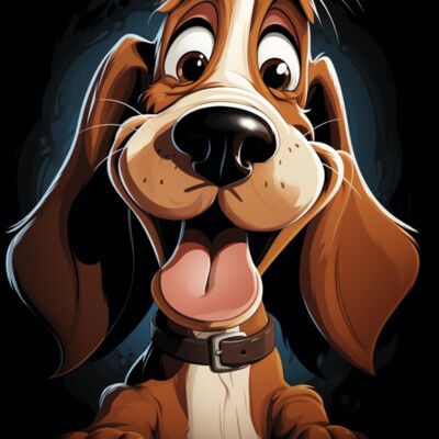 Basset Cartoon Thumbnail